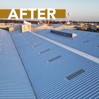 after commercial roof repair