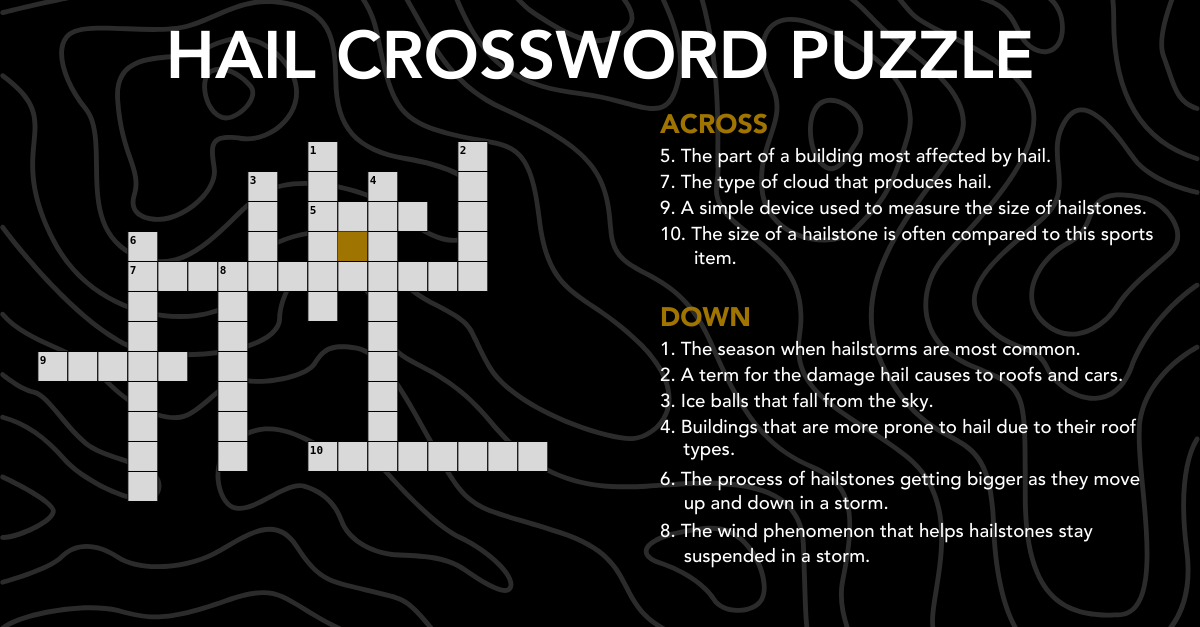 Hail Crossword Puzzle